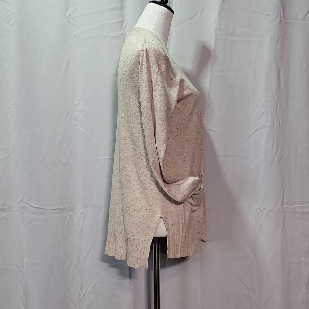 Mossimo Women's Cream Long Sleeve Cardigan Size Small EUC - Picture 4 of 8